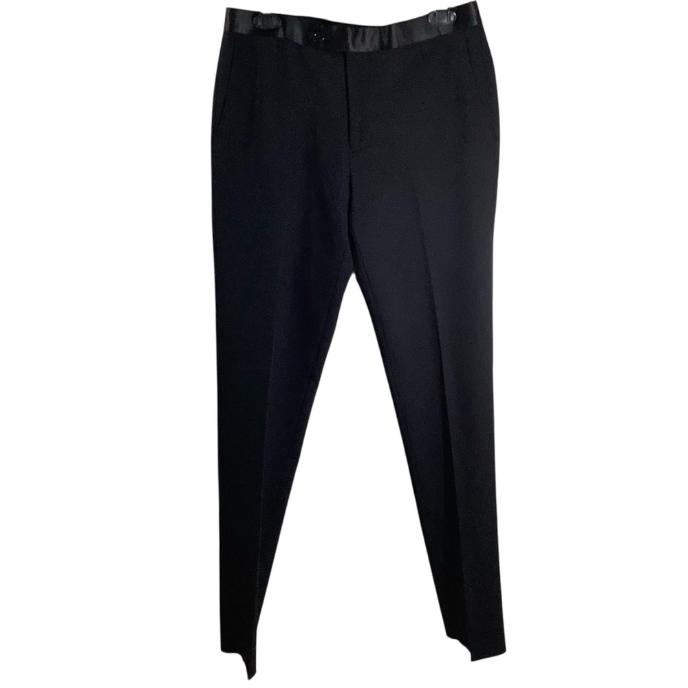 Suitshop Men's Classic Black Tuxedo Dress Pants